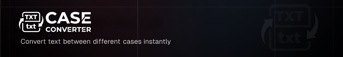 Free Online Case Converter Tool